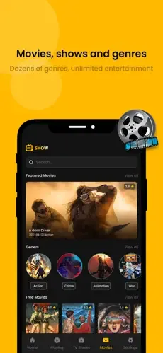 cricify-app-for-smart-tv Movies and shows